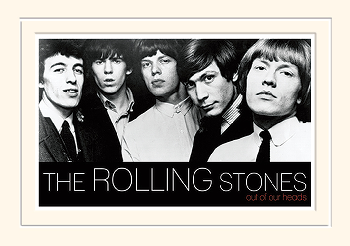 Rolling Stones (Out Of Our Heads) Mounted 30 x 40cm Print