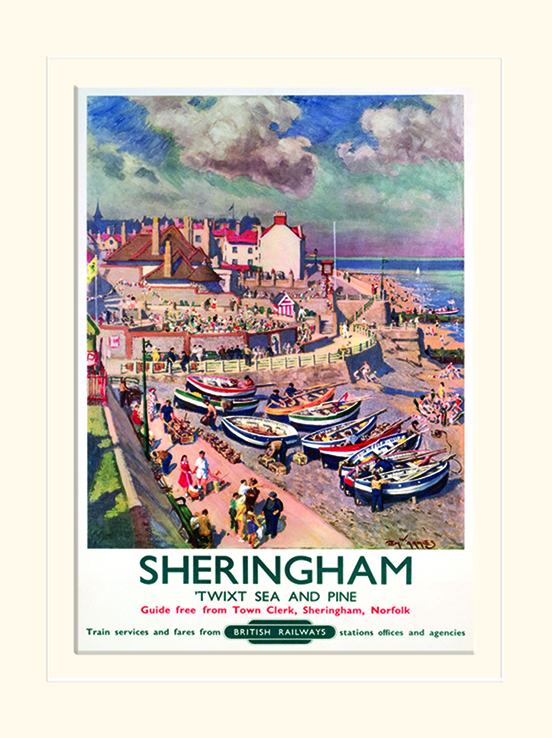 Sheringham Mounted 30 x 40cm Print