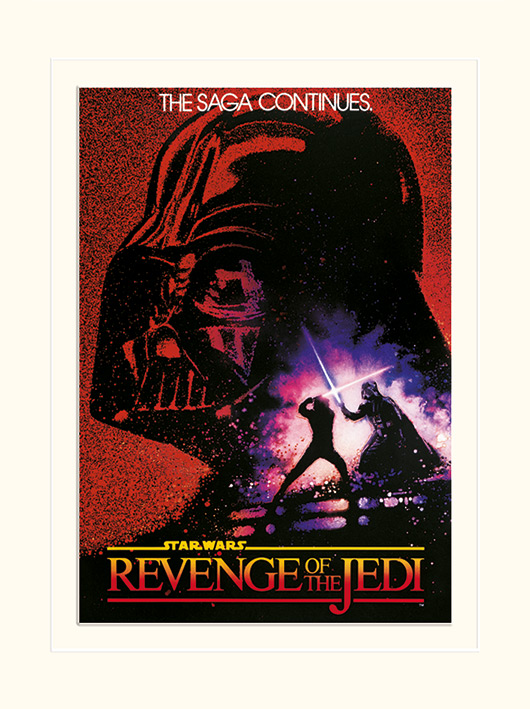 Star Wars (Revenge of the Jedi) Mounted 30 x 40cm Print