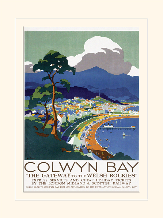 Colwyn Bay Mounted 30 x 40cm Prints