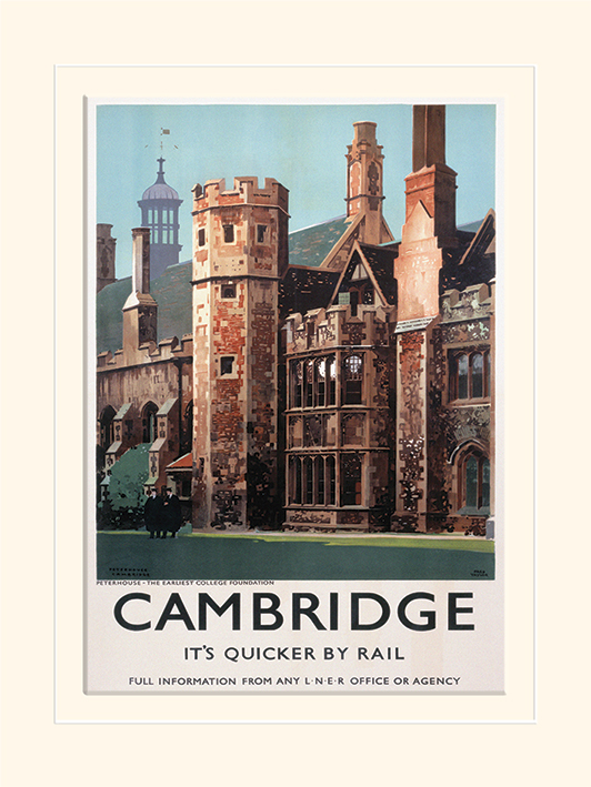 Cambridge (Peterhouse) Mounted 30 x 40cm Prints