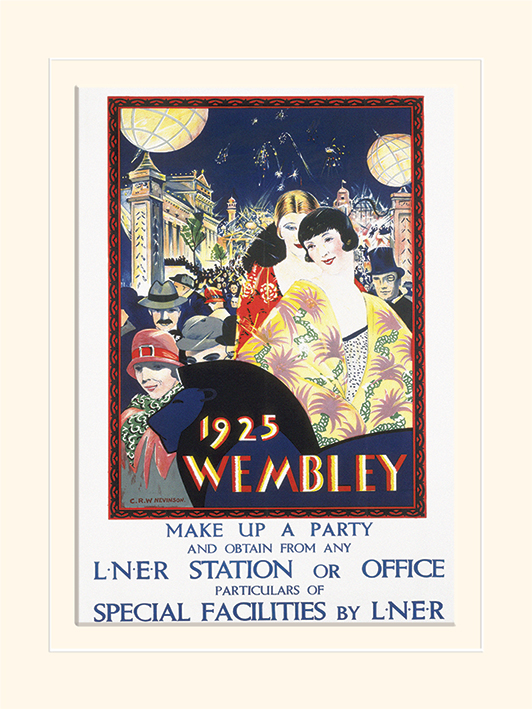 Wembley 1925 Mounted 30 x 40cm Print