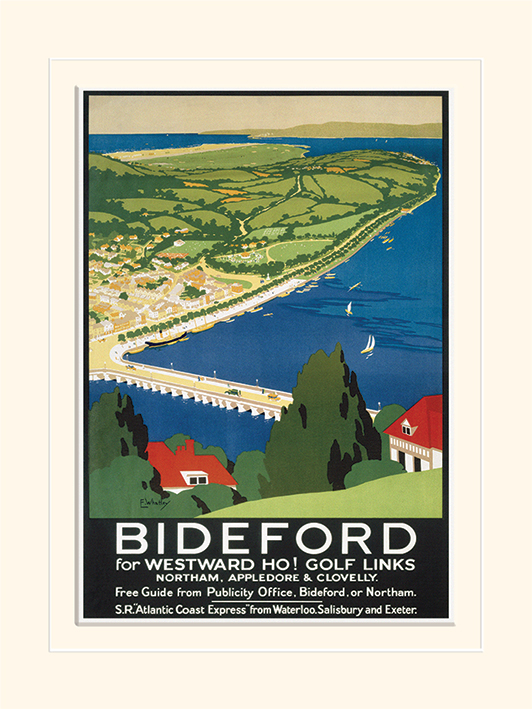 Bideford Mounted 30 x 40cm Prints