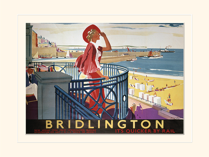 Bridlington (View) Mounted 30 x 40cm Prints