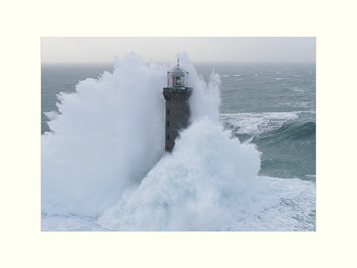 Jean Guichard (Phares Dans La Tempête, Kéreon) Mounted Prints