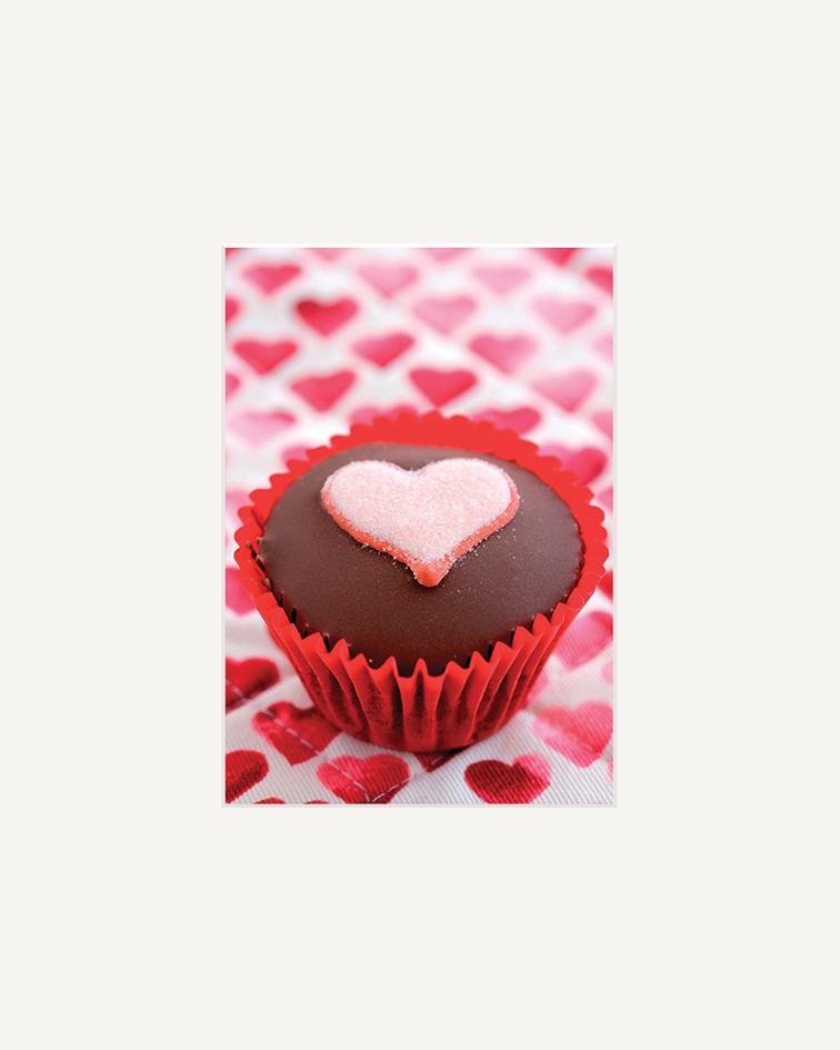 Cupcake Mounted Print