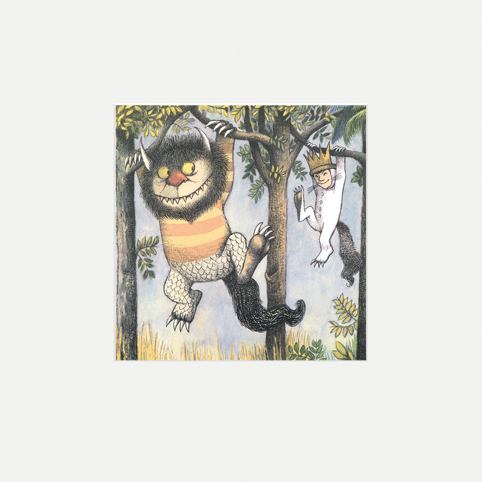 Maurice Sendak (Max and Carol) Mounted Print