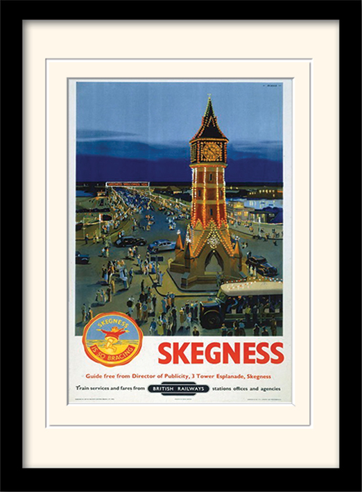 Skegness (3) Mounted & Framed 30 x 40cm Prints