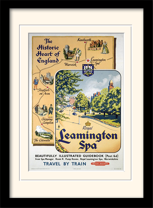 Leamington Spa Mounted & Framed 30 x 40cm Prints