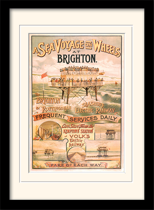 Brighton (2) Mounted & Framed 30 x 40cm Prints