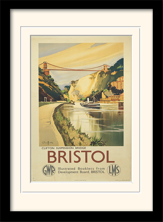 Bristol (4) Mounted & Framed 30 x 40cm Prints