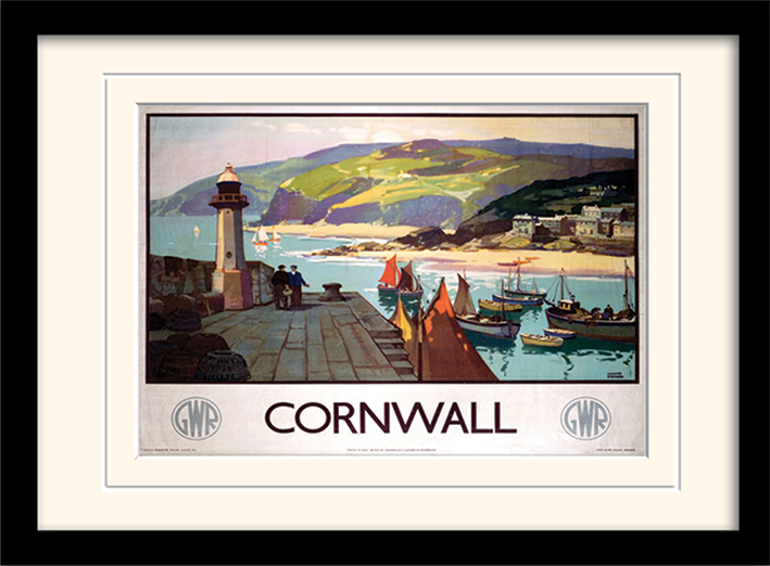 Cornwall (2) Mounted & Framed 30 x 40cm Prints