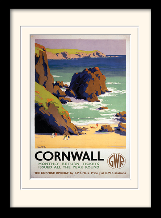 Cornwall (5) Mounted & Framed 30 x 40cm Prints