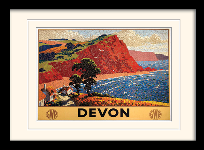 Devon (1) Mounted & Framed 30 x 40cm Prints