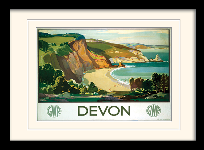 Devon (3) Mounted & Framed 30 x 40cm Prints