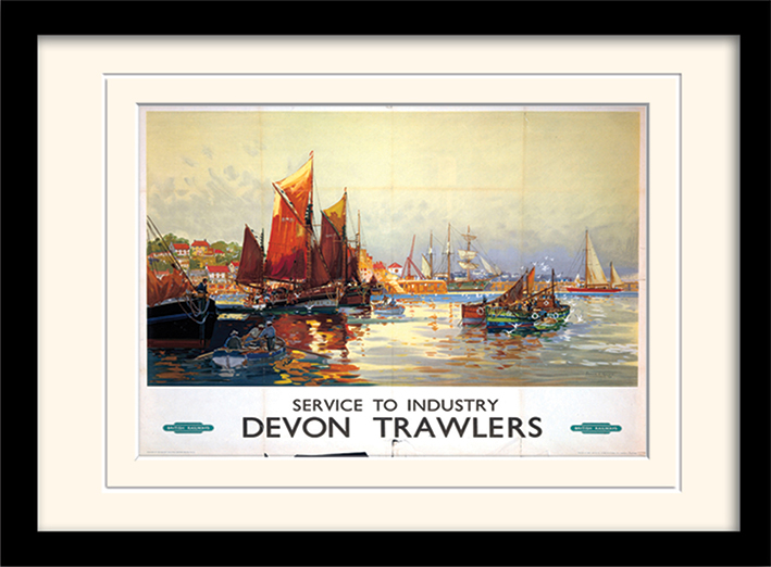Devon (6) Mounted & Framed 30 x 40cm Prints