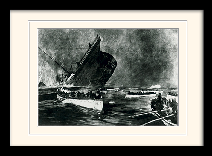 Titanic (13) Mounted & Framed 30 x 40cm Print