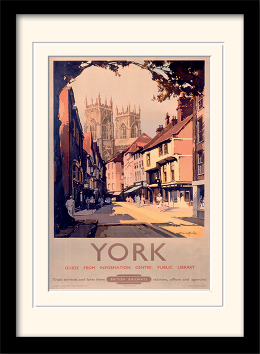 York (1) Mounted & Framed 30 x 40cm Prints