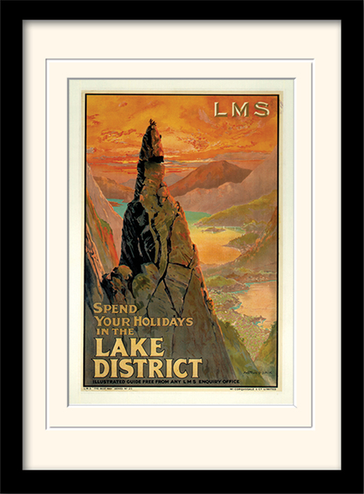 The Lake District (3) Mounted & Framed 30 x 40cm Print