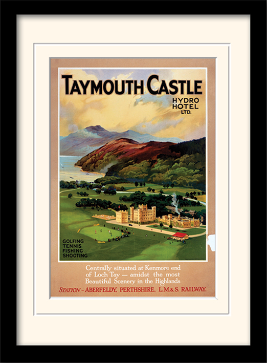 Taymouth Castle Mounted & Framed 30 x 40cm Prints