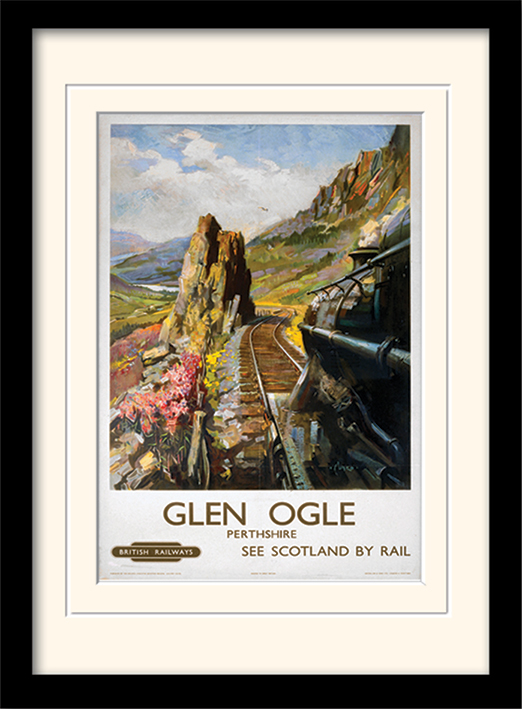 Glen Ogle Mounted & Framed 30 x 40cm Prints