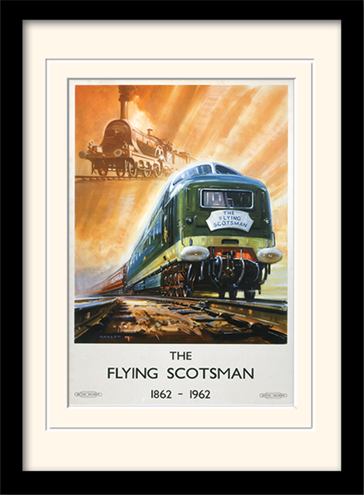 The Flying Scotsman (1) Mounted & Framed 30 x 40cm Prints