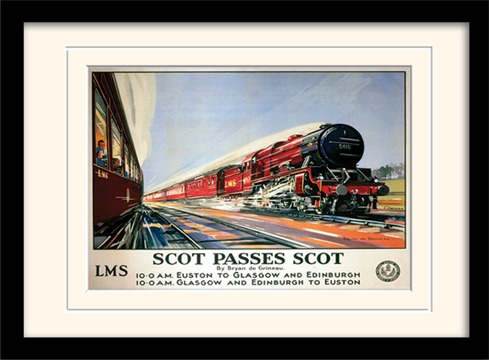 Scot Passes Scot Mounted & Framed 30 x 40cm Print