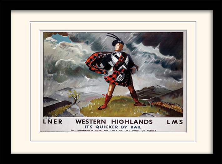 Western Highlands (3) Mounted & Framed 30 x 40cm Prints