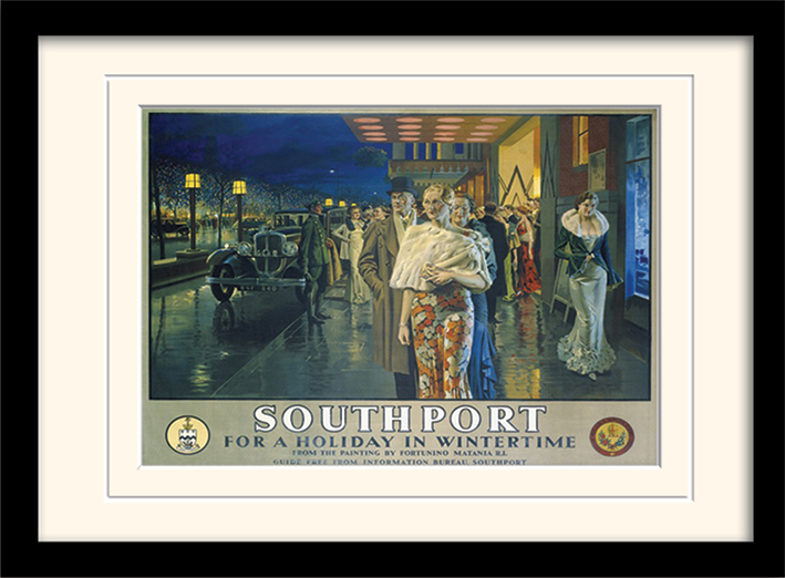 Southport (1) Mounted & Framed 30 x 40cm Prints