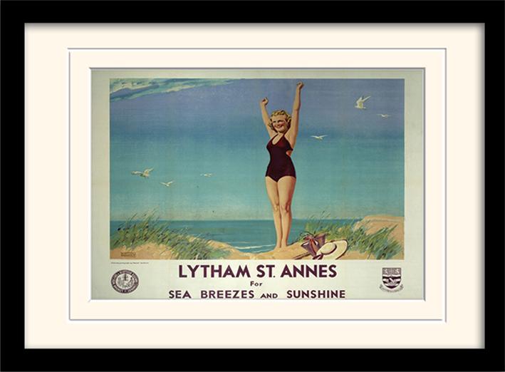 Lytham St Annes (2) Mounted & Framed 30 x 40cm Prints