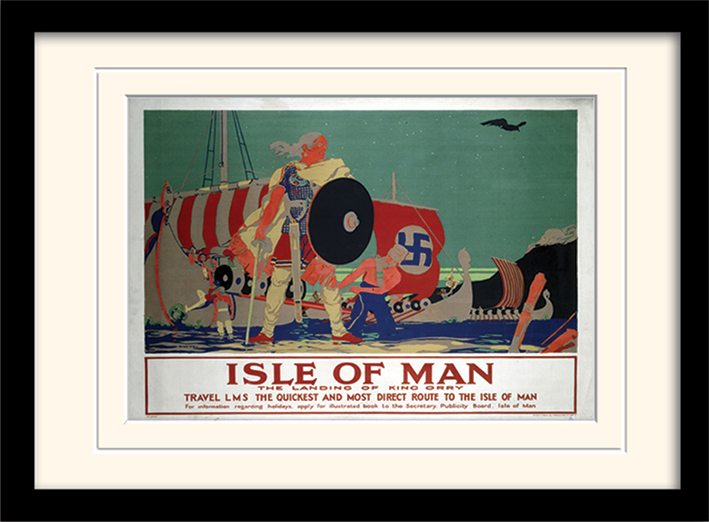 Isle of Man (2) Mounted & Framed 30 x 40cm Prints