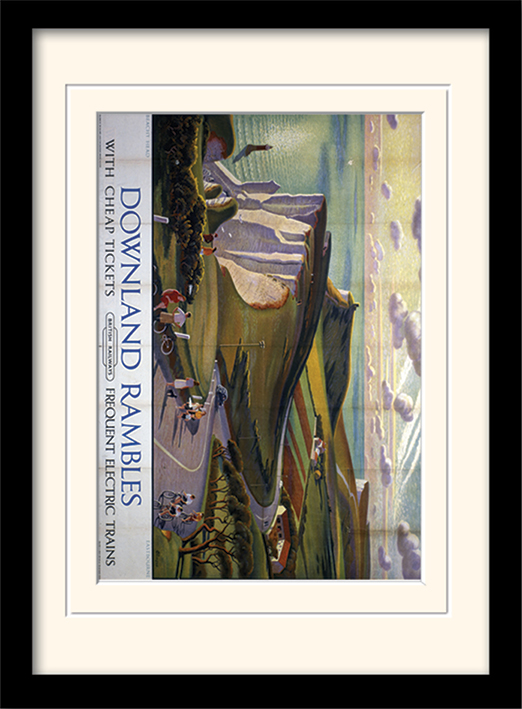 Downland Rambles Mounted & Framed 30 x 40cm Prints
