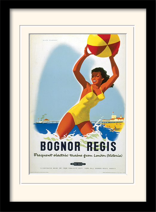 Bognor Regis (1) Mounted & Framed 30 x 40cm Print