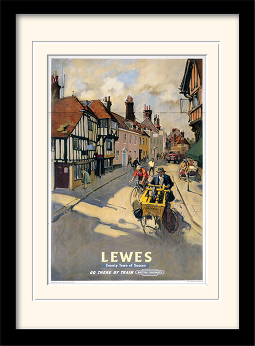 Lewes (1) Mounted & Framed 30 x 40cm Prints