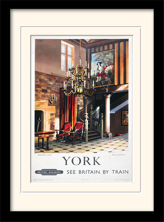 York (Treasurer's House) Mounted & Framed 30 x 40cm Prints