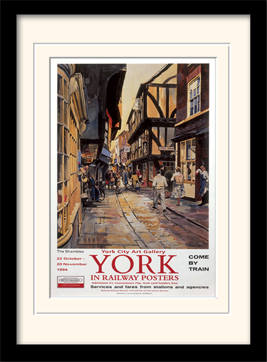 York (6) Mounted & Framed 30 x 40cm Prints