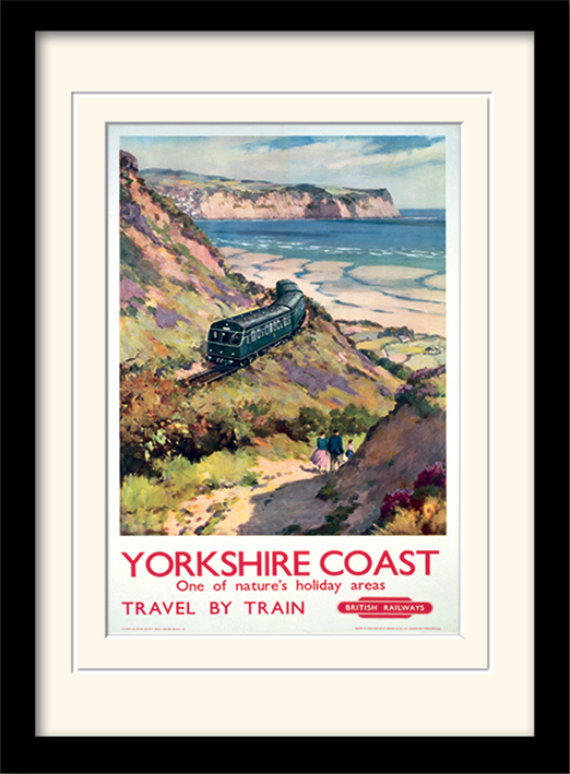 Yorkshire Coast 3 Mounted & Framed 30 x 40cm Prints