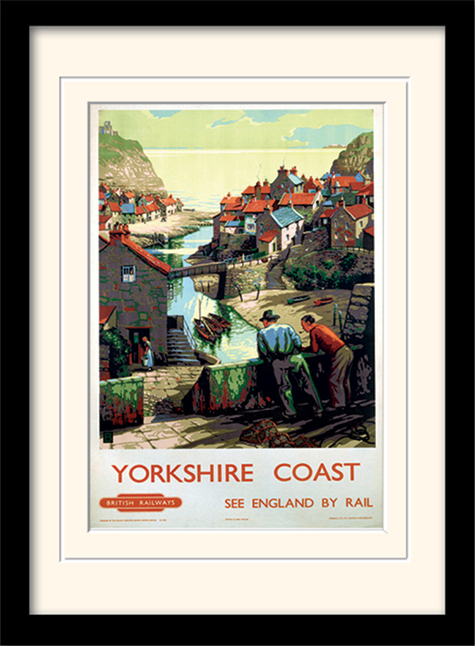 Yorkshire Coast 4 Mounted & Framed 30 x 40cm Prints