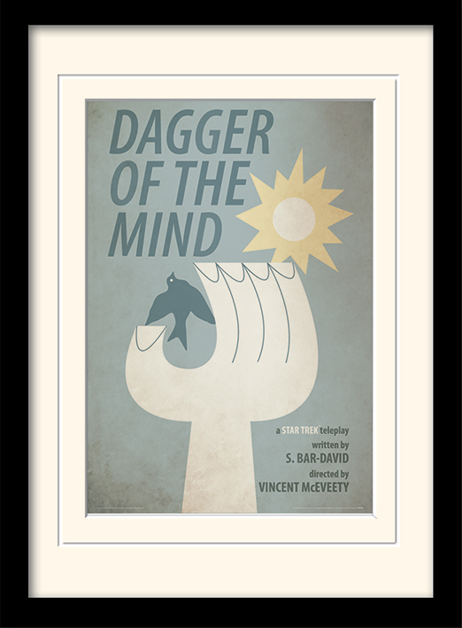 Star Trek (Dagger Of The Mind) Mounted & Framed 30 x 40cm Print