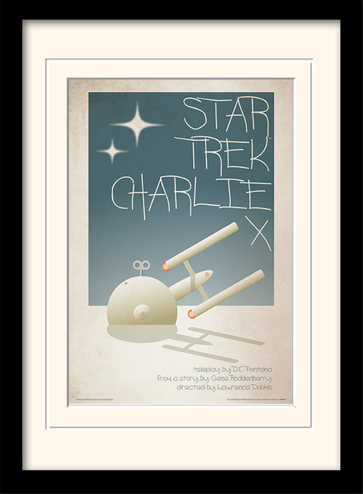 Star Trek (Charlie X) Mounted & Framed 30 x 40cm Print