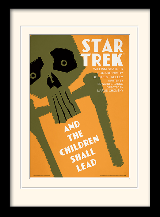 Star Trek (And The Children Shall Lead) Mounted & Framed 30 x 40cm Print