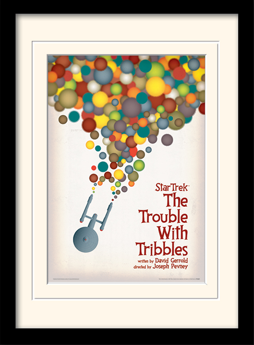 Star Trek (The Trouble With Tribbles) Mounted & Framed 30 x 40cm Print