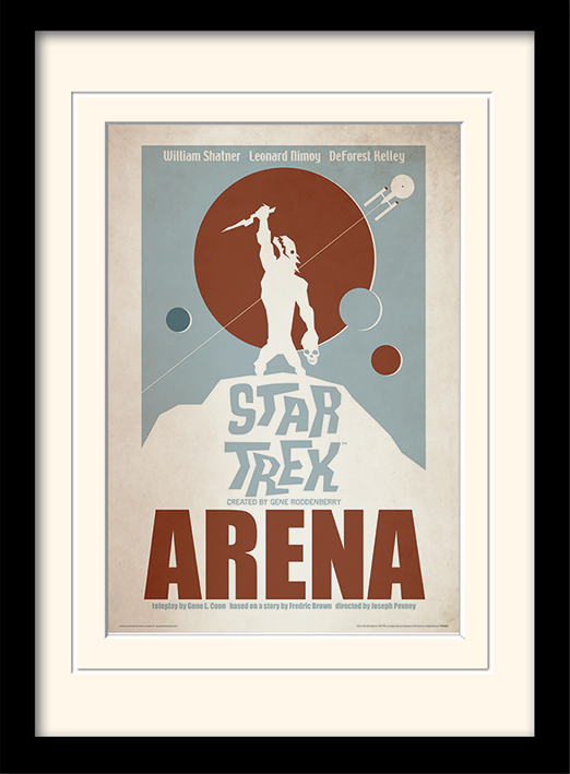 Star Trek (Arena) Mounted & Framed 30 x 40cm Print