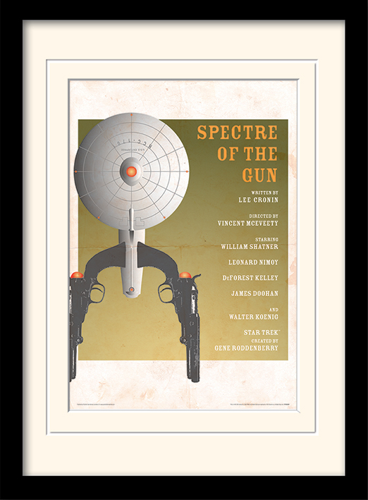 Star Trek (Spectre Of The Gun) Mounted & Framed 30 x 40cm Print
