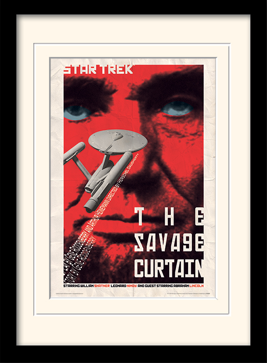 Star Trek (The Savage Curtain) Mounted & Framed 30 x 40cm Print