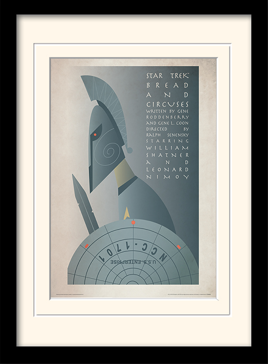 Star Trek (Bread and Circuses) Mounted & Framed 30 x 40cm Prints