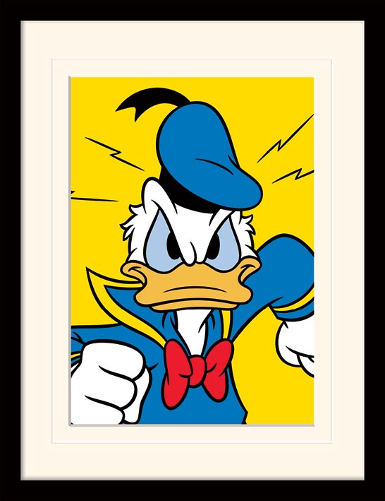Donald Duck (Mad) Mounted & Framed 30 x 40cm Print