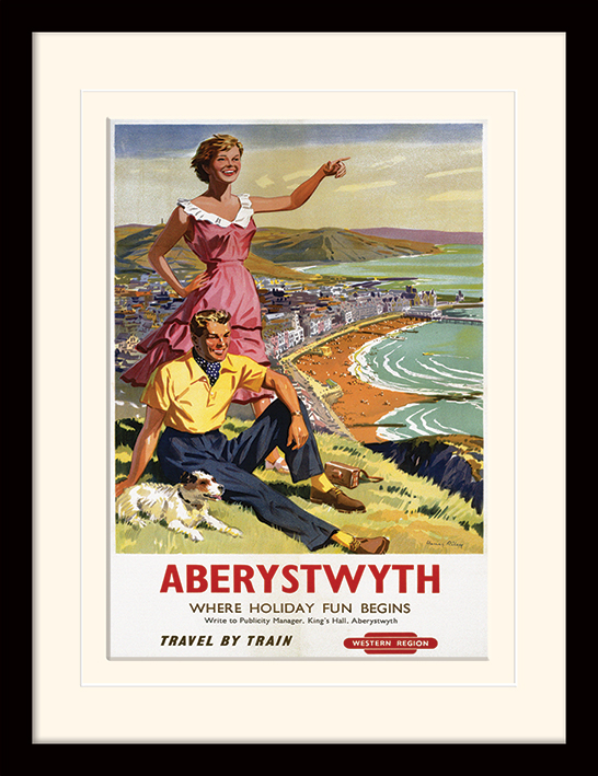 Aberystwyth Mounted & Framed 30 x 40cm Prints