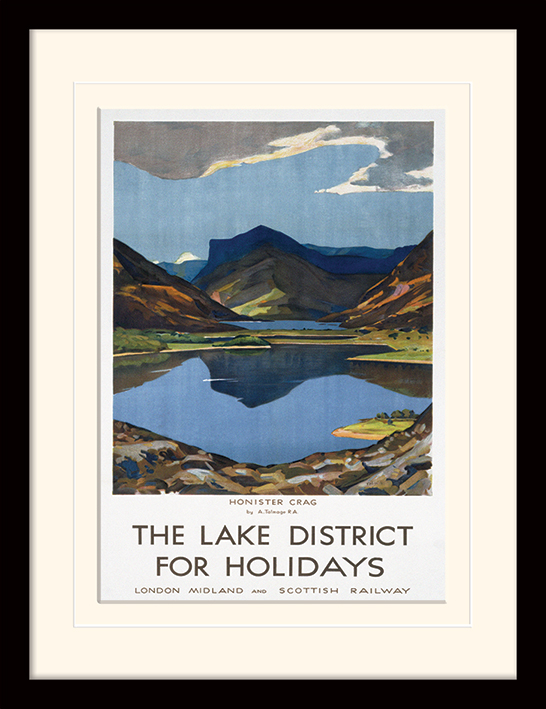 The Lake District For Holidays Mounted & Framed 30 x 40cm Prints
