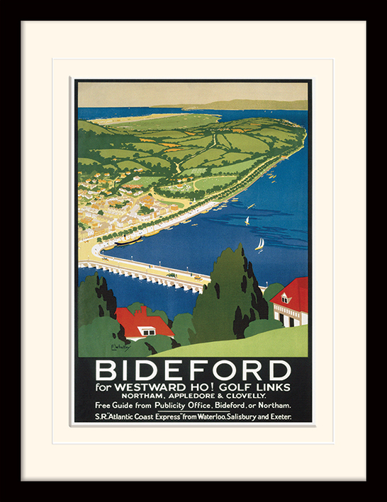 Bideford Mounted & Framed 30 x 40cm Prints